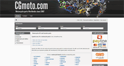 Desktop Screenshot of cgmoto.com